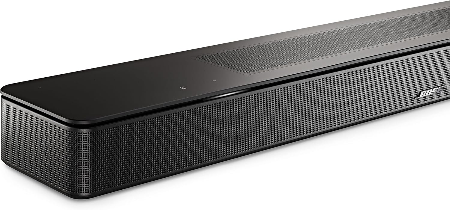 Bose Smart Dolby Atmos Soundbar  All-in-One Soundbar for TV  A.I. Dialogue Mode  Voice Control and Amazon Alexa Built-in  Supports Bluetooth/AirPlay/Spotify Connect/Chromecast  Black