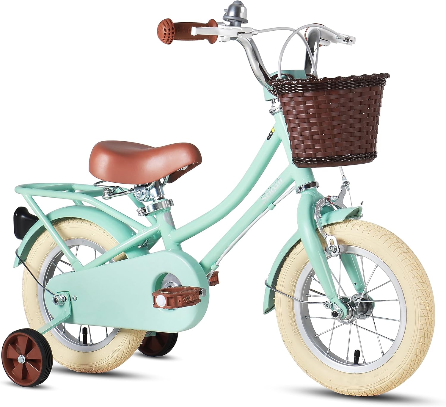 JOYSTAR Girls Bike for 2-12 Years Old Toddlers and Kids, 12" 14" 16" 18“ 20" Retro Style Kids Bike with Training Wheels, 18 20 Inch Children Bicycle with Kickstand