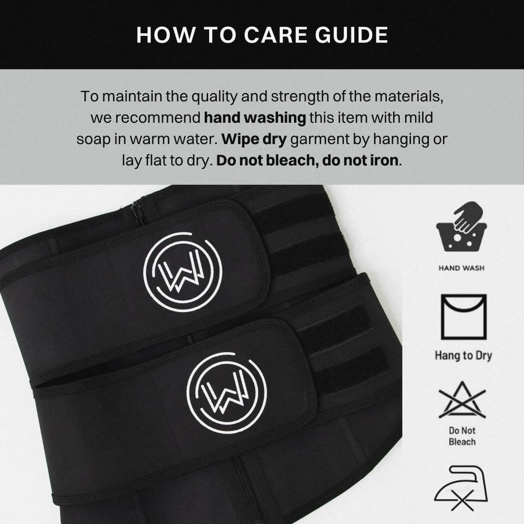 What Waist Vapor Define Band - Sweat Waist Trainer with ThermaTech Fabric - Stomach Wrap for Weight Loss, Sweat & Workouts