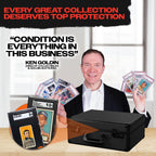 VALUN 160+ 4 ROW Graded Card Storage Box; Durable Sports, PSA Card Storage Box - Organizer Slab for Your Collection - For Baseball, Football, TCG, MTG Cards - Top Loader Design