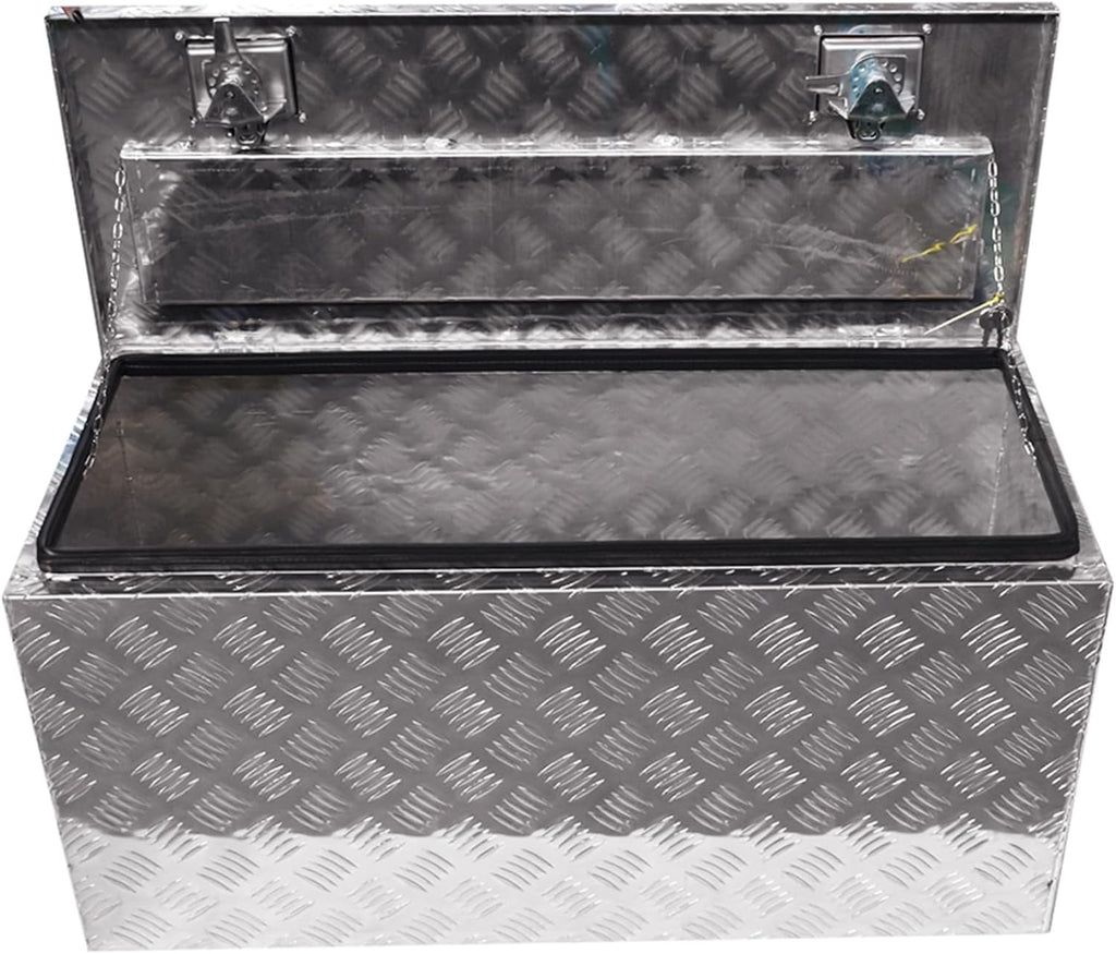labwork 30" Aluminum Truck Tool Box with Lock for Pickup Trailer Flatbed RV Storage