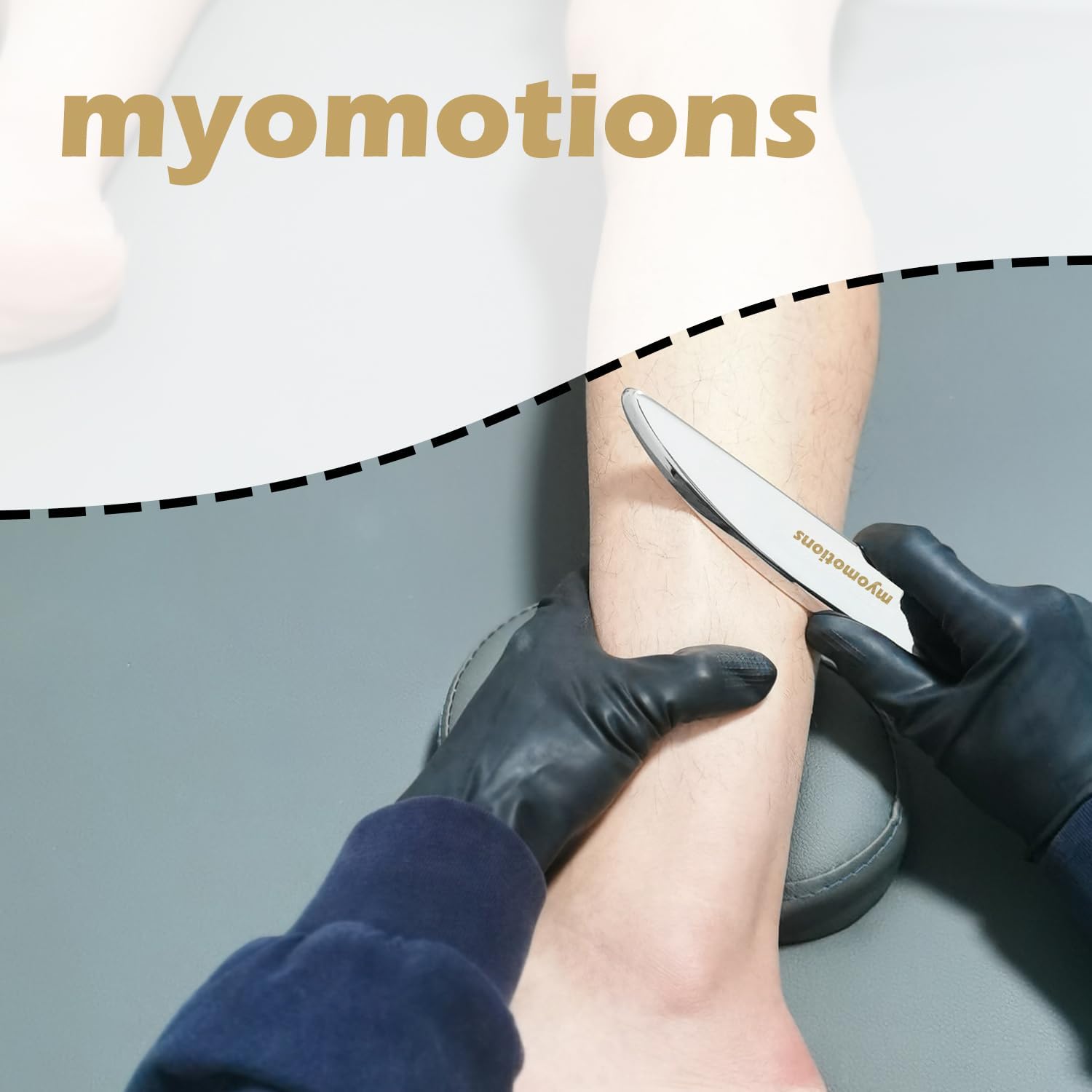 6-Piece Stainless Steel Iastm Set - Muscle Scraper Massage Tool for Deep Tissue by myofascial Release Tool Comes with a Storage Bag