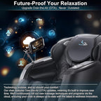MassaMAX MT339 4D Massage Chair, Full Body Recliner with Auto Footrest, Zero Gravity, OTA Cloud Tech, SL Track, Deep Yoga Stretch, 27 Modes, APP, AI Control, and Heating (Deep Black)