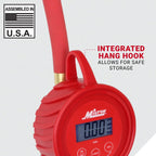 Milton 555e: Precision Digital Tire Inflator, Air Pressure Gauge, Grip-Head Air Chuck, 20" Hose, 1/4" Npt, W/Extreme ± 0.1& Accuracy, 10-120 Psi