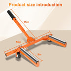 Tire Dolly，Foldable Adjustable Width Tire Dolly，tire mounting Tools，Tire Jack