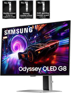 Samsung LS27FG810SNXZA 27 Inch Odyssey OLED 4K 240Hz Gaming Monitor with 1 Year Amber Protection Extension Plan (2025)