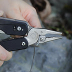 ROXON Flex Titan S805G Multi tool with full size scissors Modular Design and Customizable Tool (Replaceable knife and accessory) 16 tools for Outdoor & Camping