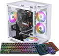 Gaming PC Desktop Computer  Intel Core I7 up to 3.9GHz  GTX 1050Ti 4G GDDR5  16G RAM  512GB SSD  WiFi 5.0  Prebuilt Gaming PC Tower Computer with 5 RGB Fan
