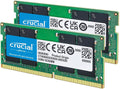 Crucial 16GB DDR4 RAM Kit (2x8GB), 3200MHz (PC4-25600), Downclockable to 2933/2666MHz Laptop Memory SODIMM 260-Pin, Compatible with 13th Gen Intel Core and AMD Ryzen 7000 - CT2K8G4SFRA32A