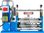 VEVOR Electric Wire Stripping Machine, 370W 0.06" - 1.5" Automatic Motorized Cable Stripper w/ 75 Feet/Minute Speed, 11 Channels 10 Blades Strip Machinery, Scrap Handling Tool for Recycling Copper