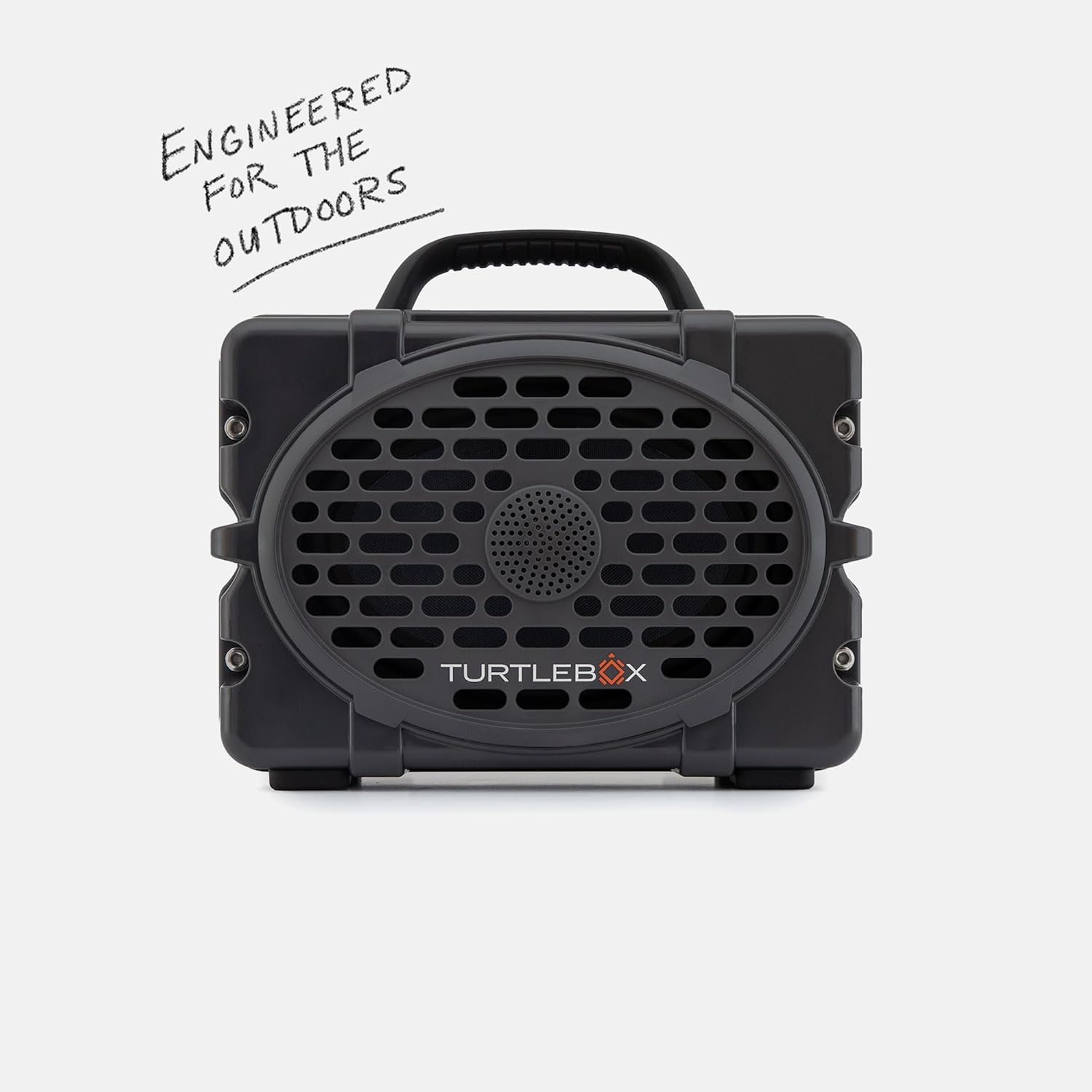 Turtlebox Original Gen 3: Portable Outdoor Bluetooth Speaker – Ultra-Loud (120dB)  Waterproof (IP67)  Rugged  Impact-Resistant  3-Day Battery | Party Mode: Unlimited Pairing for Stereo Sound  Gray