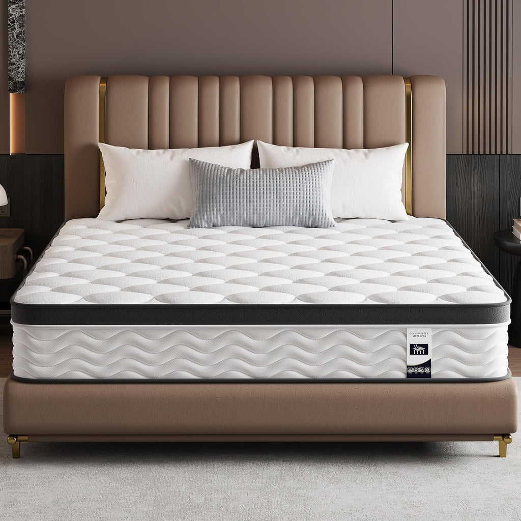 Queen Mattress,14 Inch Queen Size Mattresses in a Box, Memory Foam Mattress for Pressure Relief & Cool Sleep,CertiPUR-US Certified,Safe Foams & Fabric,Non-Fiberglass,Medium Firm,80" x 60"