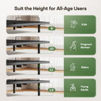 Marsail MS01-1 Queen Adjustable Bed Frame with Massage + 10-inch Gel Memory Foam Mattress, Adjustable Bed Base with Under-Bed Nightlight, Wireless Control Massage Adjustable Bed, Queen