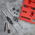 NEIKO Tap and Die Set, 76 Piece, Metric and Standard, Rethreading, Cutting, Repairing Threading Tool for External & Internal Thread Tap Set, SAE & MM, Hex Die, UNC, UNF, AND NPT Threads, Complete Kit