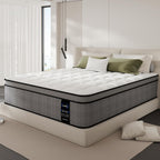 ETMOON 12 Inch Twin XL Mattress, Hybrid Memory Foam Mattress, Medium Firm for Side & Back Sleepers, Motion Isolation, Reinforced Edges, Targeted Back Support, No Fiberglass, Bed in a Box