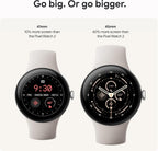 Google Pixel Watch 3 (45mm) 2024 Model - Android Smartwatch  Heart Rate Tracking  Fitbit Advanced Running  Fitness Insights  24-Hour Battery - Matte Black Aluminum Case - Obsidian Band - Wi-Fi