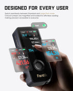 Fanttik A11 Ultra 3-in-1 Laser Measuring Tool, 197Ft Digital Laser Distance Measure with IPS Touch Screen & Side LCD, Wheel Roller & 3-Axis Digital Level, Rechargeable for Home DIY & Indoor Projects