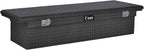 UWS EC10603 72-Inch Matte Black Heavy-Wall Aluminum Truck Tool Box with Low Profile, RigidCore Lid