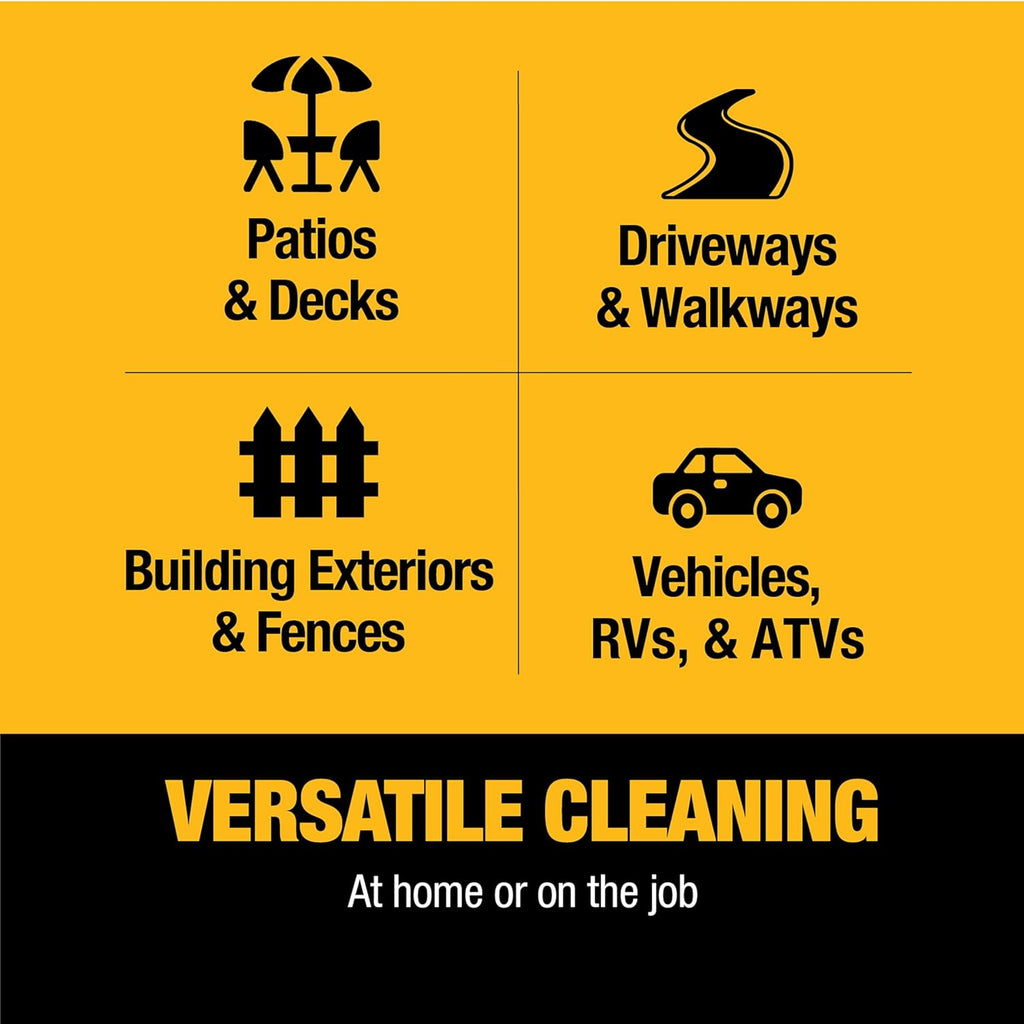DeWalt 3300 PSI Gas Pressure Washer  5 Nozzles  Spray Gun  Wand  25-ft. Hose  DXPW3300-S  49-State
