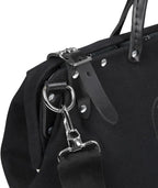 Klein Tools 510216SPBLK Tool Bag, Large 16-Inch Deluxe Canvas Tool Bag and Organizer with 13 Pockets and Shoulder Strap, Black