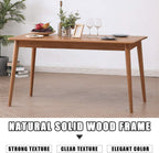 47" Dining Table Kitchen Table Dining Room Table Small Kitchen Table for Small Spaces Table Modern Home Furniture Dinner Table Rectangular (Natural)
