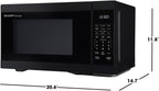 SHARP Countertop Microwave Oven with Removable 12.4" Carousel Turntable, 1000 Watt, 1.1 Cubic Feet, Black