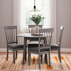 Signature Design by Ashley Shullden Casual Dining Room Side Chair with Spindle Back, 2 Count, Gray