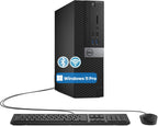 Dell OptiPlex 3040 SFF Desktop PC, 6th Gen Intel Core, 8GB RAM, 256GB SSD, Keyboard & Mouse, Windows 11 Pro (Renewed)