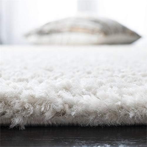 SAFAVIEH August Shag Collection Area Rug - 9' x 12', Beige, Solid Design, Non-Shedding & Easy Care, 1.2-inch Thick Ideal for High Traffic Areas in Living Room, Bedroom (AUG900D)