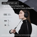 Sony WH-1000XM6 Best Wireless Noise Canceling Headphones  Black Bundle with Deco Gear Pro Audio Headphone Stand in Matte Black/Red