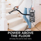 SHARK UV730 Navigator Lift-Away Upright Vacuum, PowerFins HairPro Self-Cleaning Brushroll, HEPA Filter with Anti-Allergen Technology, LED Headlights, Swivel Steering, Gray
