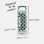 Turtlebox Ranger: Loud! Outdoor Portable Bluetooth 5.4 Speaker | Rugged  Waterproof  Ultra-Portable | Plays to 105db  Deep Bass  Shockproof  Unlimited Pairing for Full Stereo Experience  River Rock