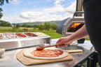 ooni Large Modular Outdoor Table - 31x31x35 Inch Stainless Steel Pizza Oven Stand  Barbecue Cart  Outdoor Pizza Station