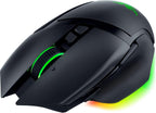 Razer Basilisk V3 Pro Wireless Gaming Mouse: HyperScroll Tilt Wheel - 30K DPI Optical Sensor - Gen-3 Optical Switches - 13-Zone Chroma RGB - 13 Programmable Controls - 3 Connection Modes - Black