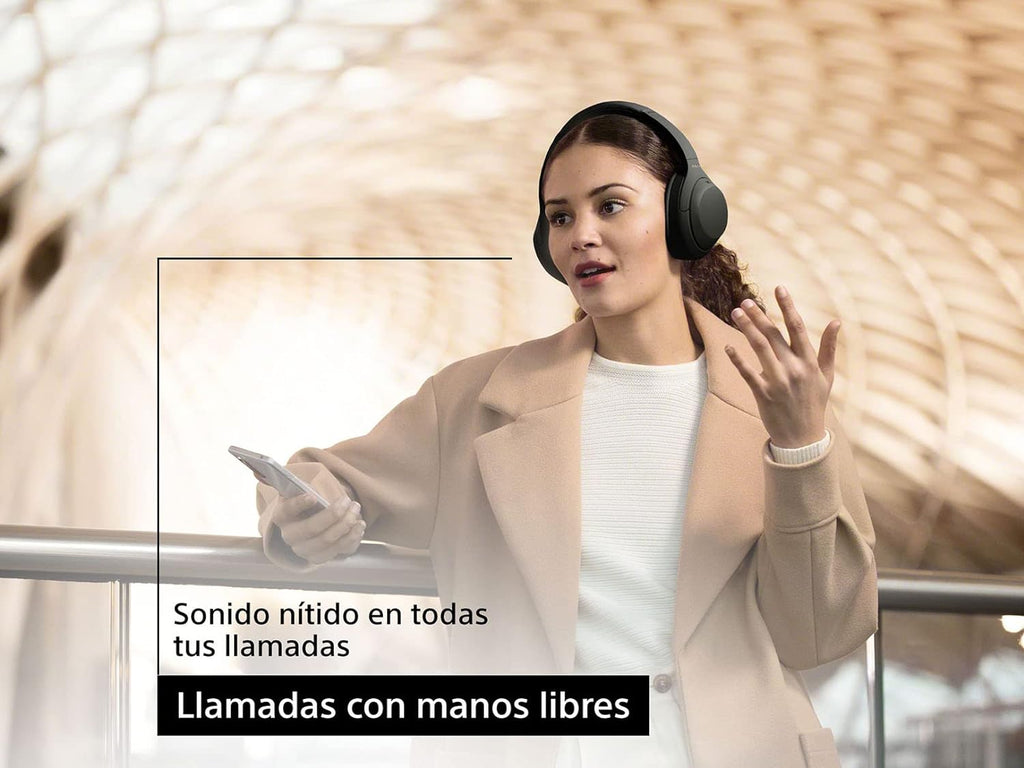 Sony WH-1000XM4 Wireless Premium Noise Canceling Overhead Headphones - 30hr Battery Life  Over Ear Style with Mic for Phone-Call and Alexa Voice Control - Black International Version