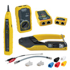 Klein Tools 80085 VDV LAN Cable and Wire Tester Kit for Klein Pass-Thu RJ45 Modular Data Plugs, 6-Piece