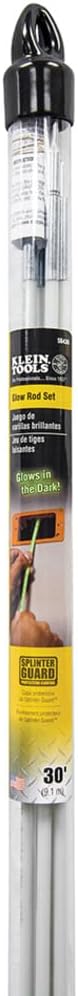 KLEIN TOOLS 56430 Glow Fish Rod Set, Wire Puller, 30-Foot