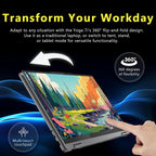 Lenovo Yoga 7i 2-in-1 16" 2K Touchscreen Laptop  Intel Core Ultra 7 256V  16GB LPDDR5X  2TB(1TB SSD&1TB Docking Station)  Intel Arc Graphics  Numeric Keypad  Copilot+ PC  Wi-Fi 7  Win 11  Gray