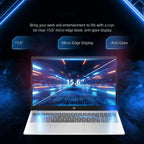 HP 15.6 inch Laptop Computer  2025/2026 Edition  Intel High-Performance 4 cores N100 CPU  16GB RAM  1TB SSD  Ultra-Quiet Design  Long Battery Life  Windows 11 Pro with Microsoft Office