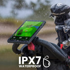 Pinned Golf Portable GPS Tablet - The Caddie - Magnetic  Weatherproof  Touchscreen  FCB Distances - Golf Caddy 45 000 Course Maps - Gifts for Men - Gray