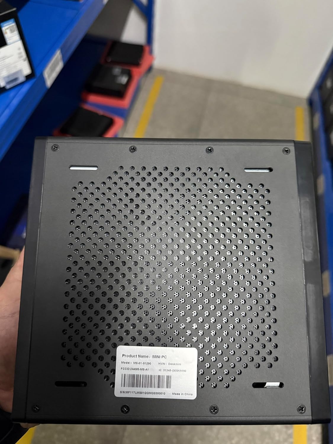 MINISFORUM MS-01 Mini PC Barebone with Intel Core i9-12900H vPro Enterprise Support 2x10Gbps SFP+LAN/2x2.5G RJ45/2xUSB4/HDMI/16xPCIe 4.0/M.2 NVMe SSD/U.2 NVMe SSD Mini Computer(No OS/RAM/SSD)