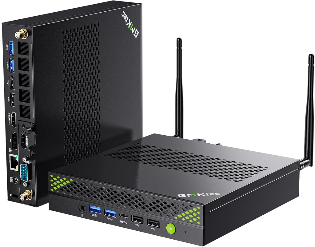 GMKtec Mini PC Workstation  Intel Core i9 13900HK(14C/20T) up to 5.4GHz  Mini Computer 32GB DDR5 RAM 1TB SSD  8X USB Ports/COM/HDMI/DP Office Business