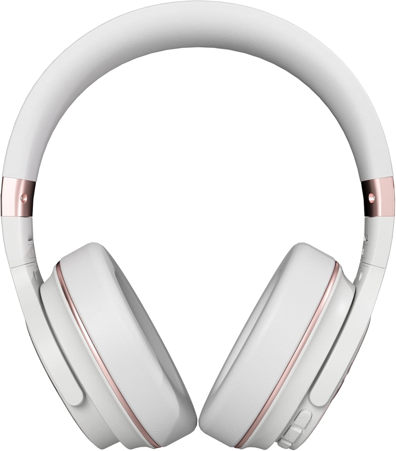 Raycon Everyday Bluetooth Headphones - Over The Ear, Active Noise Cancelling Wireless Headphones + Awareness Mode, Bluetooth Headset with Mic, 40 Hours of Battery Life (Rose Gold)
