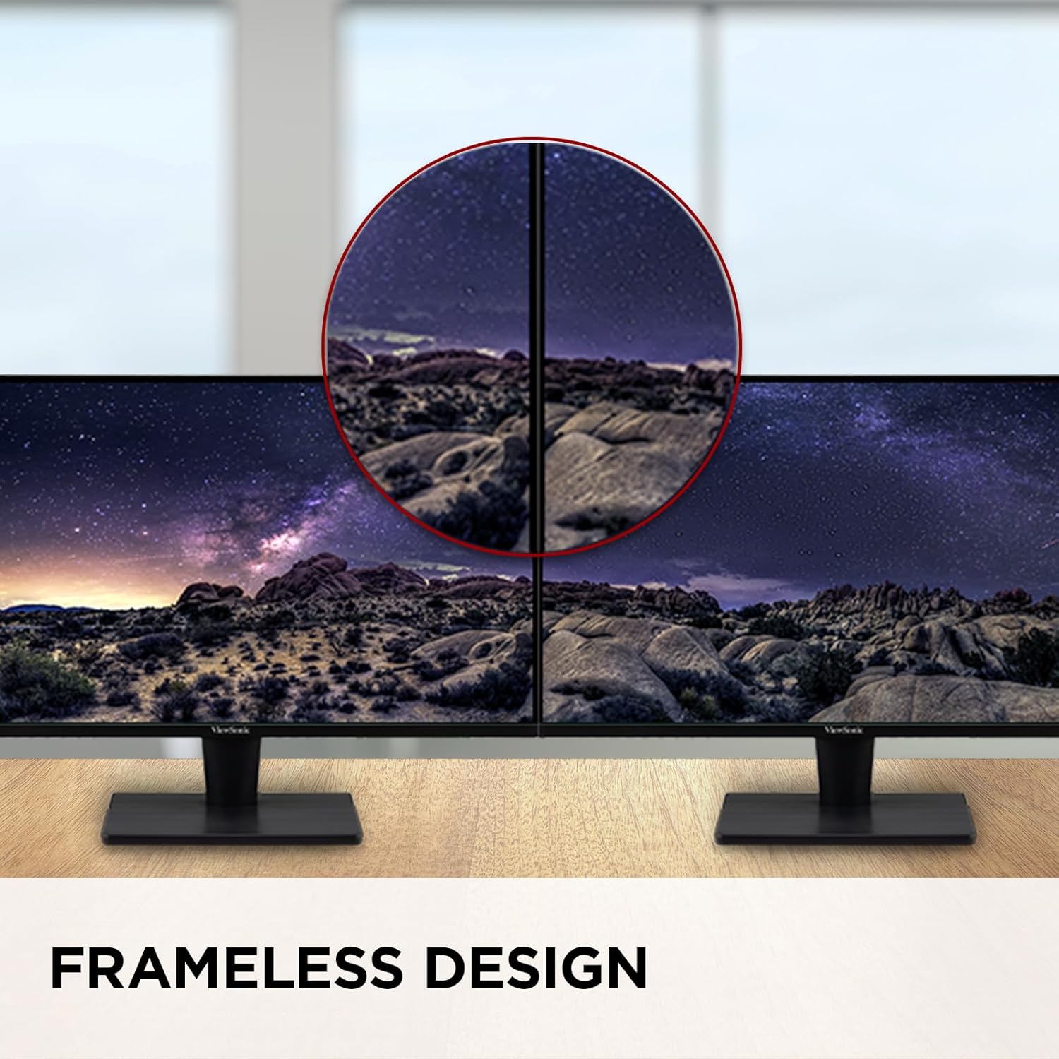 ViewSonic VS2725-2K 27 Inch QHD 1440p Monitor with 100Hz  HDMI  DisplayPort  and Variable Refresh Rate for Home and Office