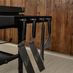 Blackstone 1554 36” Omnivore Griddle with Folding Side Shelves  Powder Coated Steel  Black