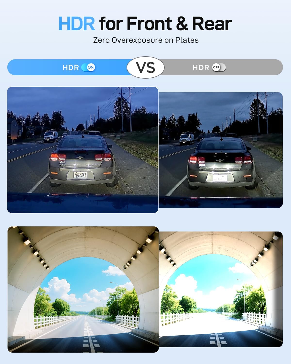 VIOFO A229 Ultra 2CH Dual 4K Dash Cam Front and Rear  Dual STARVIS 2 IMX678 Sensors & 2-Channel 4K HDR  Faster 5GHz Wi-Fi & Precise GPS Car Camera  Voice Control  Super Night Vision 2.0