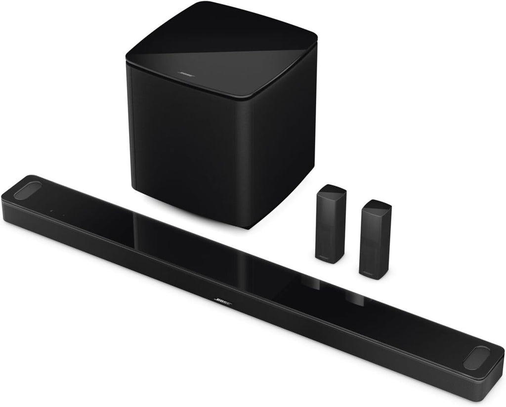 Bose Smart Ultra Dolby Atmos Soundbar  All-in-One Surround Sound System for TV  A.I. Dialogue Mode  Alexa and Google Voice Control  HDMI eARC  Black