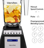 Blendtec Total Classic Original Blender and 75 oz FourSide Blender Jar - Kitchen Blender Bundle - Black