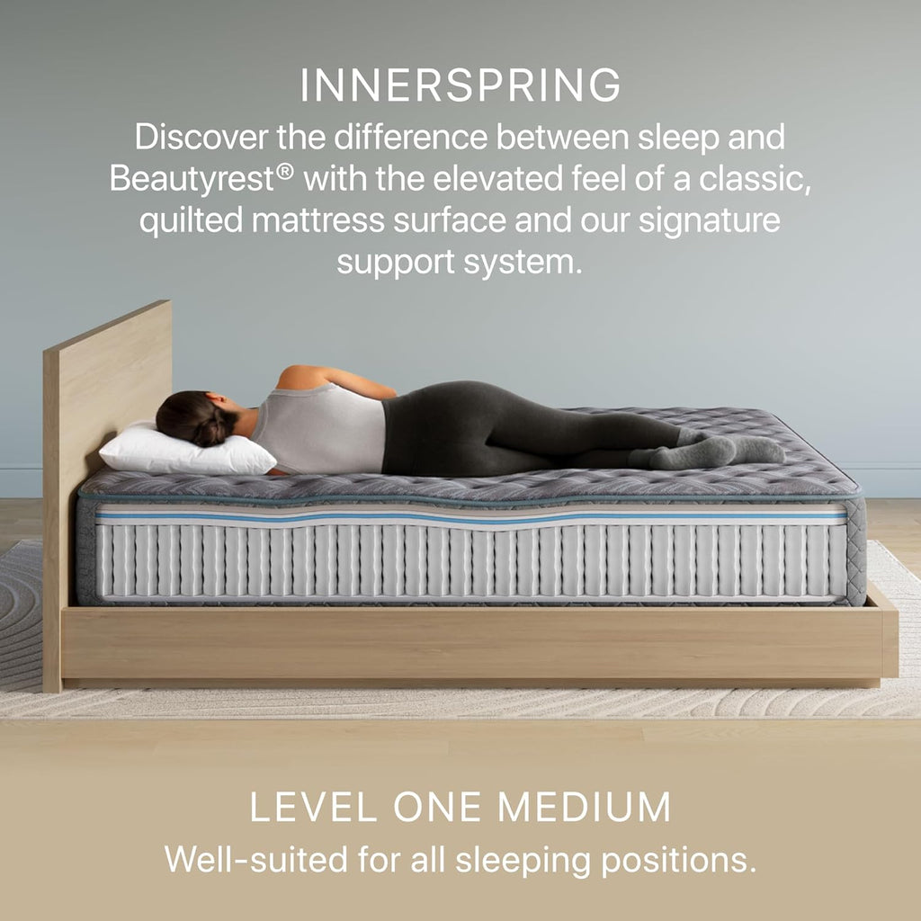 Beautyrest Prime Dream Medium 12.5" Mattress - Twin XL - Durable Pocketed Coil, Support, Pressure Relief, Cooling, Motion Separation; 100 Night Sleep Trial and 10 Year Warranty