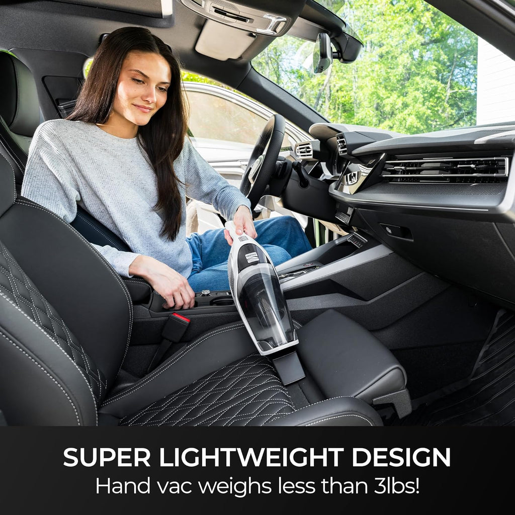 Kenmore 200 Series DS2000 Cordless Stick Vacuum Lightweight Cleaner 2-Speed Power Suction LED Headlight 2-in-1 Handheld for Hardwood Floor, Low Pile Carpet & Pet Hair